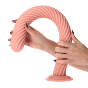 Duży korek analny plug Anale Gunung pvc cielisty 51 cm przyssawka Toyz4Lovers