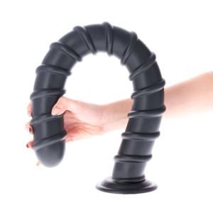 Duży korek analny Cabogirao pvc czarny 58,5 cm przyssawka Toyz4Lovers