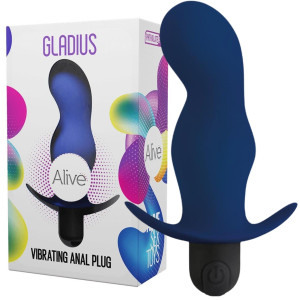 Masażer prostaty - Gladius - dyskretny kształ, USB Silikonowy - Alive