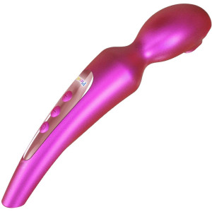Wibrator wielofunkcyjny - PLEASER - IRIDESCENT BERRY na USB, Silikonowy