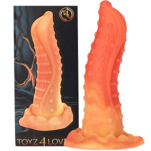 Dildo futurystyczne - Frollo Monster - z wypustkami i przyssawką, Silikonowe Toyz4Lovers