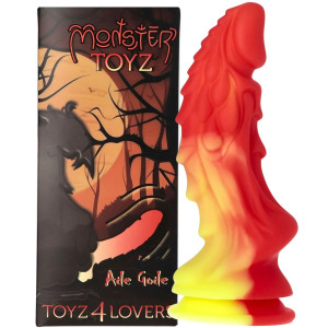 Dildo futurystyczne - Ade Monster - stymulujące punkt G, Przyssawka, Silikonowe - Toyz4Lovers