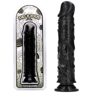 Dildo realistyczne - The Scent Of Licorice - na przyssawce, Czarne PVC Toyz4Lovers
