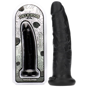 Dildo realistyczne - The Scent Of Licorice - na przyssawce, PVC Czarne Toyz4Lovers