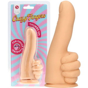 Dildo realistyczne w kształcie kciuka - Thumbs Up - Cielisty, Silikonowy