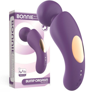 Masażer Wand - Bonnie - do stymulacji punktowej czułych miejsc, USB Fioletowy Boss Series