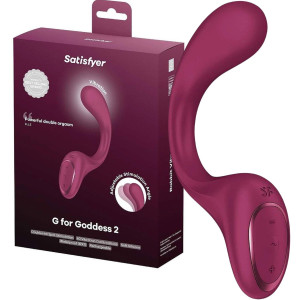 Wibrator dwufunkcyjny - G for Goddess 2 - stymulujący punkt G i łechtaczkę, USB - Satisfyer