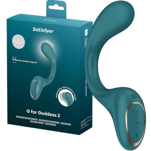 Wibrator dwufunkcyjny - G for Goddess 2 - stymulujący punkt G i łechtaczkę, USB - Satisfyer