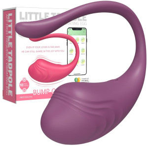 Wibrujące jajeczko - App Love Egg - sterowane aplikacją, USB Fioletowe