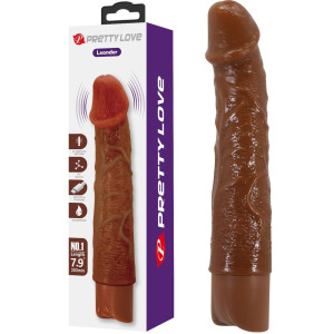 Wibrator realistyczny - Leander - na USB, Brązowy Pretty Love