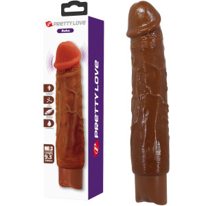 Wibrator realistyczny - Rufus - na USB Brązowy, Pretty Love