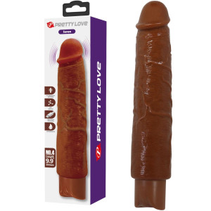 Wibrator realistyczny - Soren - na USB, Brązowy Pretty Love