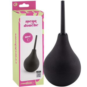 Gruszka do lewatywy i higieny intymnej - 90 ML - Czarna, CRUSHIOUS