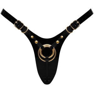 Uprząż do Strap-On - HARNESS FABULOUS - ONE SIZE - z pierścieniami, Czarna - Strap_on_me