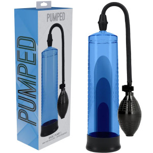 Klasyczna pompka do powiększania penisa - Basic Pump 1 - Niebieska - Pumped