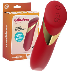 Stymulator dyskretny - BLINDERS - stymulujący łechtaczkę, USB Silikonowy CRUSHIOUS