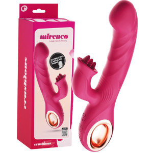 Wibrator z króliczkiem - MIRENCA - stymulujący punkt G, USB CRUSHIOUS