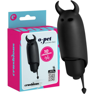 Stymulator łechtaczki - O-PET DEVIL - ze stymulującą nakładką diabełka, USB CRUSHIOUS
