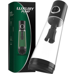 Automatyczna pompka do penisa - LUXURY PUMP - z wibracjami, USB Boss Series