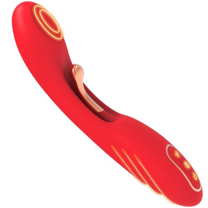 Wibrator do stymulacji punktu G - Fishhook - na USB, Czerwony Boss Series