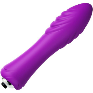 Wibrator klasyczny na USB - dopochwowy - Fioletowy, Silikonowy - Boss Series