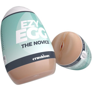 Masturbator realistyczny - EZY EGG THE NOVICE - pochwa, Cielisty TPE - CRUSHIOUS