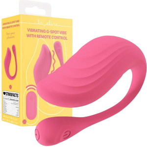 Wibrator dla par dopochwowy punkt G Vibe pilot silikonowy różowy 24 cm Loveline