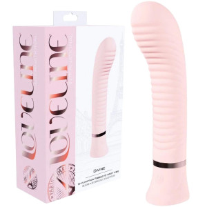 Wibrator do stymulacji punktu G - Divine - na USB, Różowy - Loveline