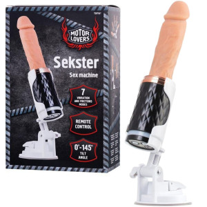 Sex maszyna - Sekster - z funkcją pchania na pilota, USB Cielisty - MotorLovers