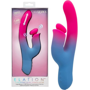 Wibrator z króliczkiem stymulujący punkt G z funkcją ruchów posuwistych, USB - Calexotics