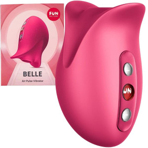 Ciśnieniowy stymualtor łechtaczki - Belle - na USB, Silikonowy Różowy Fun Factory