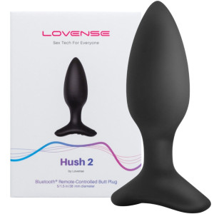 Korek Analny Sterowany Aplikacją Hush 2 Butt Plug 38Mm Lovense
