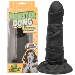 Dildo realistyczne na przyssawce - The Mummy - Czarne, Silikonowe - Calexotics