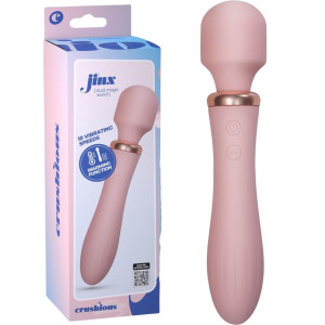Masażer Wand z funkcją podgrzewania - dwustronne wibracje - USB Różowy - CRUSHIOUS