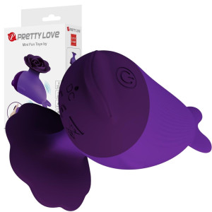 Mini stymulator łechtaczki - Dolphin - na USB, Fioletowy - Pretty Love