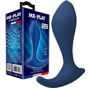 Masażer prostaty - Bill - klasyczny, Silikonowy Niebieski Mr. Play - Pretty Love