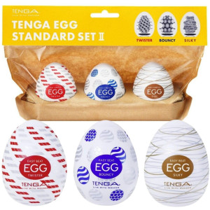 Zestaw jajeczek masturbatorów - Standard Set II - TPE - Tenga