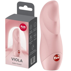 Wibrator łechtaczkowy Fun Factory Viola różowy silikonowy 9,8 cm wodoodporny