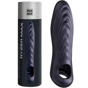 Nakładka na penisa - RYZER MAX - ze stymulującymi wypustkami, Silikonowa - Man.Wand