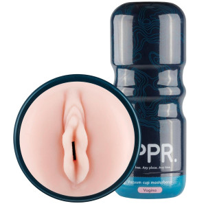 Masturbator realistyczny w pojemniku - pochwa, Cielisty TPR - FPPR.