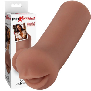 Masturbator realistyczny - Coed - usta, Brązowy TPR - Pipedream