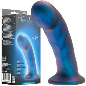 Dildo do Strap-On - REBELLION PEG - stymulujące punkt G, Silikonowe - Blush