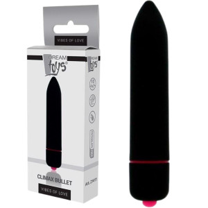 Czarny wibrator Vibes Love Climax Bullet 8,5 cm klasyczny masażer Dream Toys