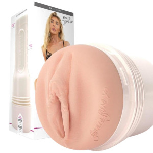 Masturbator realistyczny w pojemniku - Bonnie Blue - pochwa, Cielisty Silikonowy - Fleshlight