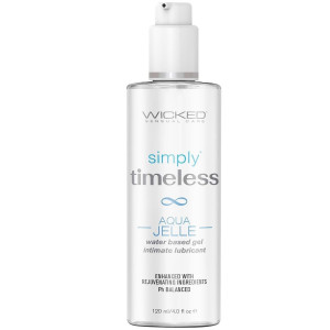 Lubrykant na bazie wody - SIMPLY TIMELESS AQUA JELLE 120 ML - wegański, nawilżający WICKED