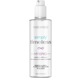 Lubrykant hubrydowy - SIMPLY TIMELESS HYBRID 120 ML - wegański, WICKED