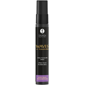 Spray smakowy do seksu oralnego - Waves Pleasure Spray 20 ml - owoce egzotyczne - Shunga
