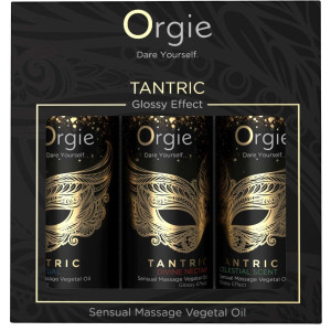 Zestaw olejków do masażu tantrycznego - Tantric 3 x 30 ml  - zapachowe - Orgie