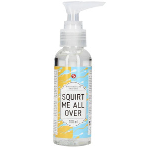 Lubrykant na bazie wody - Squirt Me All Over 100 ml - bezpieczny dla prezerwatyw