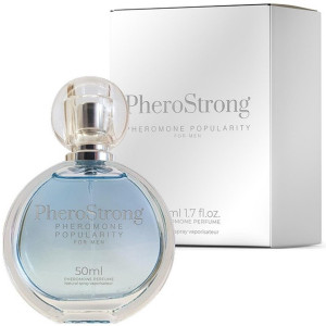 Feromony dla mężczyzn - Popularity for Men 50 ml - zapach geranium, lawendy i białych aldehydów - PheroStrong